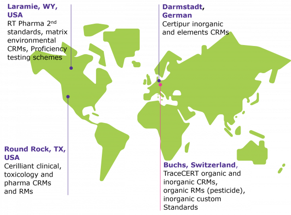 Merck Sites with ISO 17034